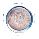 1940b British India 1 Rupee  km-556   1874 Asw Silver     george Vi  Bombay Mint