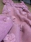 Rosevelvet Mauve Women   s Midi Dress Lined Ruffle Accents Size L