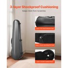 Carbon Fiber 4 4 Full Size Violin Case Portable Violin Box Carrying Bag