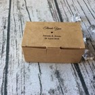 150x Kraft Boxes Party Wedding Favour Personalised Thank You Gift Boxes Logo Box