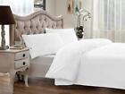 650tc 100 egyptian Cotton  Select Us Size   Bedding Items Soft Hotel White Solid