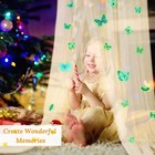 Princess Canopy For Girls Room - Mosquito Net For Baby Crib Kids Bed Butterfly