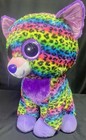 Ty Beanie Boos Trixie Jumbo Leopard 17    Justice Exclusive 2015