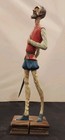 Wooden Folk Art Don Quixote Figure 