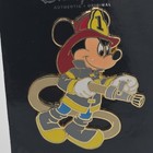 Disney Pin Mickey Mouse Firefighter Fireman Nozzle Helmet 1 New On Card Noc
