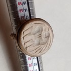Very Rare Ancient Amazing Ring Bronze Antique Engraved Authentic Genuine