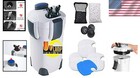 Canister Filter Kit 370 Gph Uv Sterilizer For Fish Tanks Up To 100 Gallons