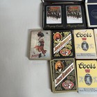 9 Decks Playing Cards Busch Bavarian Beer Budweiser J   B Coors Wolfschmidt Jack