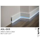 Led Duct Baseboard Molding  White Base Moulding  Bathroom Skirtingboard