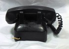 Vintage Bell System Western Electric Rotary Desk Phone Black