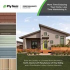 Ply Gem Slate Blue Vinyl Siding Sample 4  X 24  Dimensions Double Lap Panel
