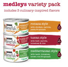 2 Pack Purina Beneful Medleys Wet Dog Food High Protein Real Soft Beef  Chicken