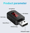 Bluetooth 5 4 Car Fm Transmitter Receiver Handsfree Usb Wireless Audio Adapter