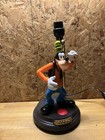 Vintage Disney Goofy Animated Talking Lamp For Parts As Is With Manual
