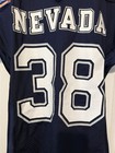 Nevada Wolfpack 2006 Mpc Computers Bowl Game Used Football Jersey Adidas Size 42