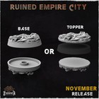 Ruined Empire City Bases For Wargame   Rpg Miniatures 16k Resolution Zabavka