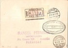 1932 Paraguay Stamps Asuncion Registered Graf Zeppelin Lz 127 Cover To Germany
