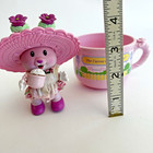 Vintage Tea Bunnies Teacup Bunny Rose Bonnet Hat Complete Figure Play Set Read