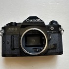 Canon Ae-1 Program Black 35mm Slr Film Camera Body   Film Tested