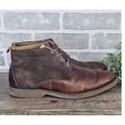 Sperry Top-sider Bayside Brown Leather Suede Chukka Boots Men s 10 5 Sts10131