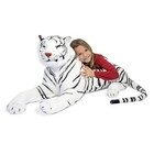 Lifelike Stuffed Animal  over 5 Feet Long  - Melissa   Doug Giant Siberian White