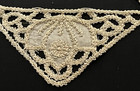 Lot 5 Antique Lace Trims  Inserts - Embroidery  Triangular Shape