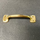 3-3 4  Center Solid Brass Front Mount Hoosier Pull