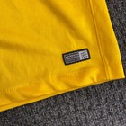 Nike Cbf Brazil Soccer Jersey Shirt Yellow M Dri Fit Authentic V Neck
