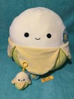 Wow 16    Junie   3 5  Clip-on Banana Yellow Squishmallow Plush Toy Lot Plantain