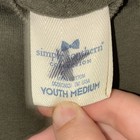 Simply Southern Youth Medium Green Long Sleeve Crew Neck Cotton Cow  480 