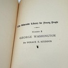 Antique 1914 The Riverside Library George Washington An Historical Biography