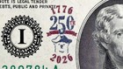 Authentic Novelty  2 Federal Reserve Bank Note With U s  250th Anniversary Image