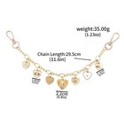 Bag Purse Charm Chain For Handbags - Gold Key Chain Accessories - Cute Keychain