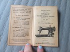 Vintage 1941 Singer Sewing Machine Instruction Booklet 15-91  Usa Great Shape 