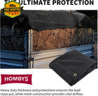 7x16ft Dump Trailer Mesh Tarp Heavy Duty Truck Bed Cover W  Grommets