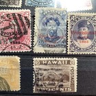 Hawaii Collection Of  16 Mainly Faulty Stamps  1864-1893