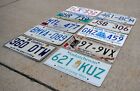 Collectors Set Of Real Canada License Plates - All 10 Canadian Provinces