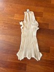 Golden Mink Pelt With Nappa Leather Back Real Ranch Mink Fur Hide