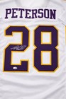 Adrian Peterson Autographed Minnesota Vikings Jersey Jsa Coa Nfl Hof Rb