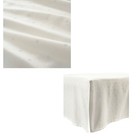 Ikea Lenast Crib Skirt Dotted White 28x52  804 576 32 Nursery Bedding