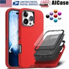 For Iphone 11 12 13 14 15 16 Pro Max Shockproof Rugged Heavy Duty Case Cover