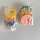 24 Vintage Cupcake Cake Toppers Party Favors  Baby Shower Bibs Boy Girl 2    Nos