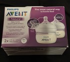 Philips Avent Natural Baby Bottles  With First Flow Nipple 20z 60ml  2 Pack 