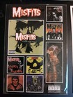 Rare Set Of Misfits Samhain Danzig Stickersflyers 12 Hits From Hell Walk Amongus