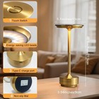 Cordless Led Touch Sensor Table Lamp Rechargeable Dimmable Bar Desk Night Light