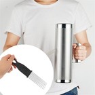 Stainless Steel Guiro Scraper Comb Percussion Instrument For Latin Music