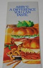 1989 Arby s Promotional Brochure Difference You Can Taste Menu Nutrients Vintage