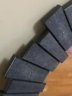 Made Goods Claude 34 In Diam Round Cool Gray Realistic Faux Shagreen Mirror Nice