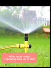 360   Rotation Auto Irrigation Garden Lawn Sprinkler  Patio Water-saving System