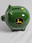 John Deere Piggy Bank - Pre-owned - Very Good Condition With Plug